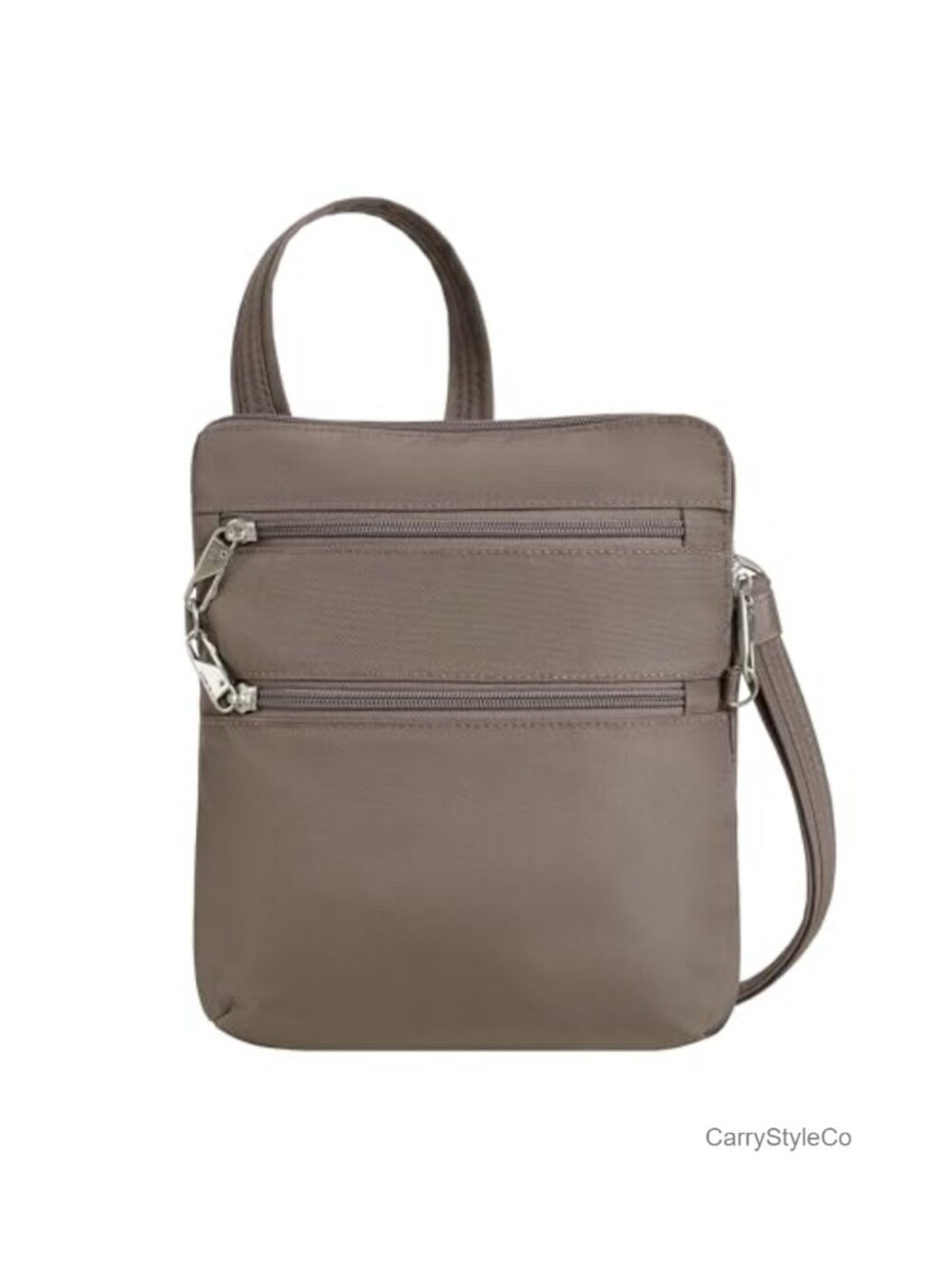 Anti-theft Crossbody Bag with RFID Blocking, Slash-Resistant